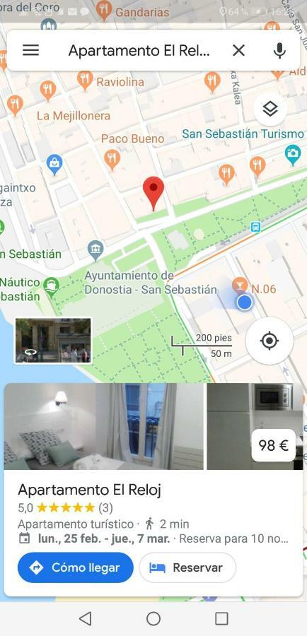Apartamento El Reloj San Sebastián Zewnętrze zdjęcie